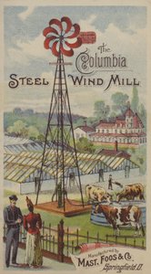 Die Columbia Stahlwindmühle von American School