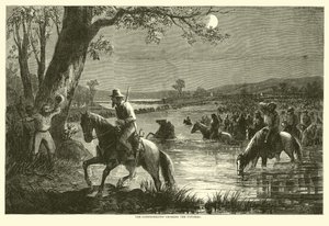 Die Konföderierten überqueren den Potomac, September 1862 von American School