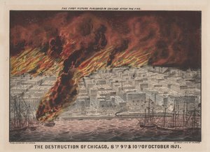 Die Zerstörung von Chicago, 8., 9. und 10. Oktober 1871
