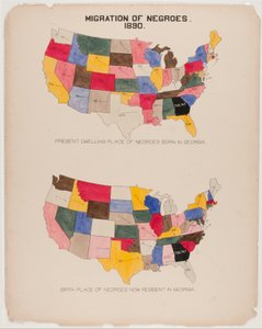 [Der Georgia Negro] Migration der Neger von American School