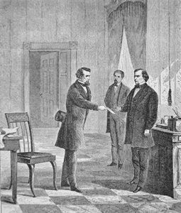 Die Amtsenthebung von Präsident Andrew Johnson (1808-75) 1868