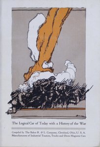 Das logische Auto von heute mit einer Geschichte des Krieges, 1919 von American School