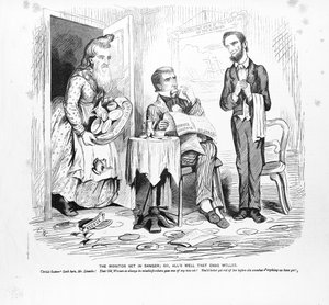 Der Monitor in Gefahr gesetzt, oder, Alles ist gut, was gut endet, ca. 1862