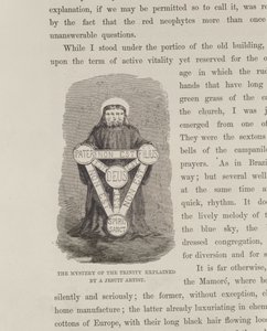 Das Geheimnis der Dreifaltigkeit erklärt von einem Jesuiten-Künstler, aus Die Amazonas- und Madeira-Flüsse, von Franz Keller, 1874 von American School