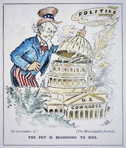 Der Topf beginnt zu kochen von American School