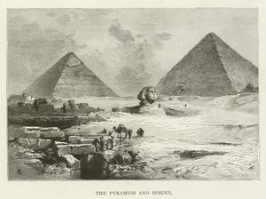 Die Pyramiden und die Sphinx