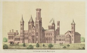 Das Smithsonian Institute, Washington, veröffentlicht von E. Sachse von American School