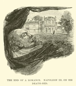 Das Ende einer Romanze, Napoleon III. auf seinem Sterbebett von American School