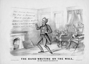 Die Schrift an der Wand, oder, Der moderne Belsazar von American School