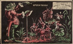Kröte dirigiert Insektenband von American School