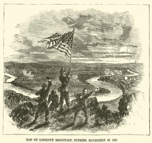 Gipfel des Lookout Mountain, Sonnenaufgang, 25. November 1863, November 1863 von American School