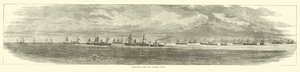Transportflotte vor Federal Point, Dezember 1864