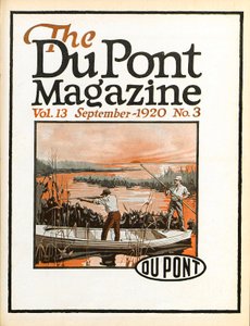 Tontaubenschießen, Titelseite des DuPont Magazins, September 1920 von American School