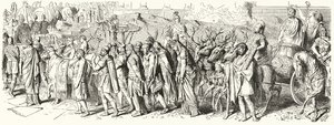 Triumphzug des Kaisers Aurelian (Stich) von American School