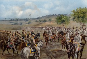 US Army, General Torals Kapitulation von Santiago vor General Shafter von American School