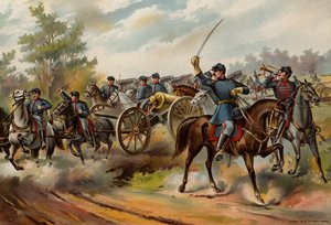 US Army, Pferdeartillerie von American School