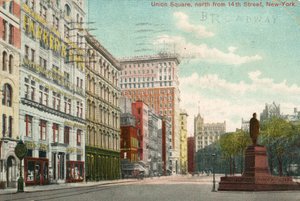 Union Square, Norden von der 14th Street, New York, ca. 1900-10 von American School