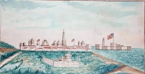 Vera Cruz, Schloss und Friedhof von American School
