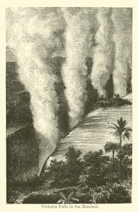 Victoriafälle im Sambesi von American School