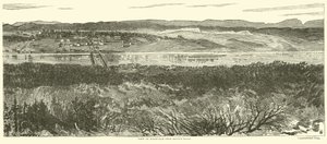 Blick auf Knoxville von Keiths Hills, November 1863 von American School
