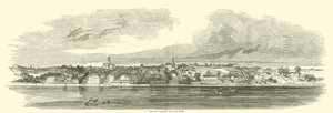 Blick auf Vicksburg vom Fluss, Juni 1862 von American School