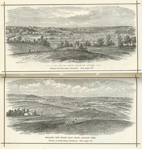 Ansichten der Landschaft von Nebraska von American School