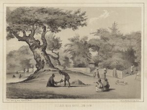 Dorf in der Nähe von Napha, Lew Chew (Ryukyu-Inseln) von American School