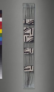 Wampum-Gürtel, amerikanischer Irokesen- oder Algonkin-Stamm von American School