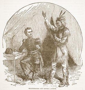 Weathersford und General Jackson, aus einem Buch veröffentlicht 1896