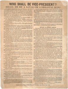 Wer wird Vizepräsident? George Pendleton vs. Andrew Johnson (Wahl 1864), 1864