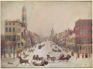 Winter an der Wall Street, 1834