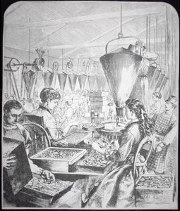 Frauen arbeiten in einer Munitionsfabrik, Bridgeport, Connecticut