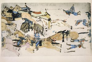 Rückzug des Kommandos von Major Marcus Reno