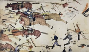 Rückzug des Kommandos von Major Marcus Reno