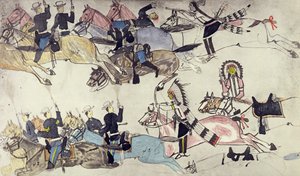 Rückzug des Kommandos von Major Marcus Reno