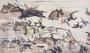 Rückzug des Kommandos von Major Marcus Reno