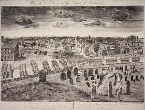 Blick auf die Stadt Concord von Amos Doolittle