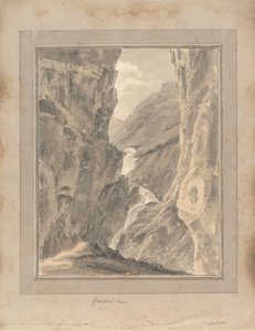 Ansicht in England, Schottland und Wales: Gordale Scar von Amos Green