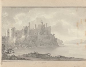 Ansichten in England, Schottland und Wales: Conway Castle von Amos Green