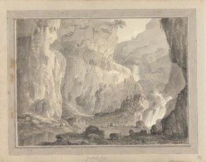 Ansichten in England, Schottland und Wales: Gordale Scar von Amos Green