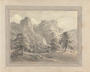 Ansichten in England, Schottland und Wales: Tour in Schottland; Lowdoor Cascade von Amos Green