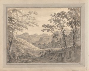 Ansichten in England, Schottland und Wales; Tour in Schottland: Gebirgslandschaft mit Straße