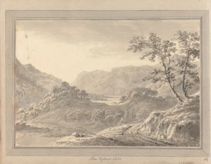 Ansichten in England, Schottland und Wales: Tour in Schottland; in der Nähe von Wyburn Lake von Amos Green