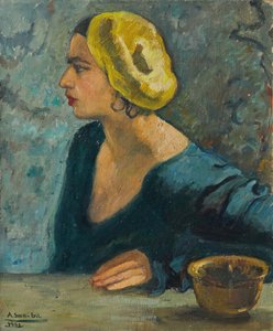 Selbstporträt von Amrita Sher Gill