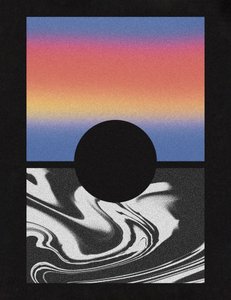 Sonnenfinsternis-Farbverlauf