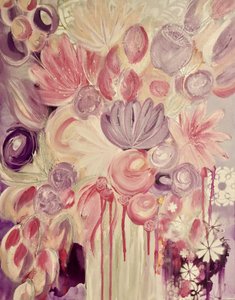 Weiche rosa-lila Blumen von Amy Tieman