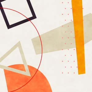 Mittlere Bauhaus-Geometrie 6 von Ana Rut Bre