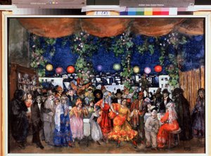Karneval in Spanien von Anatoli Afanasyevich Arapov