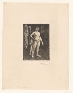 Die Venus von La Villette von Anders Leonard Zorn (signed by artist)