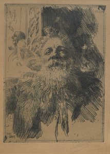 August Rodin von Anders Leonard Zorn